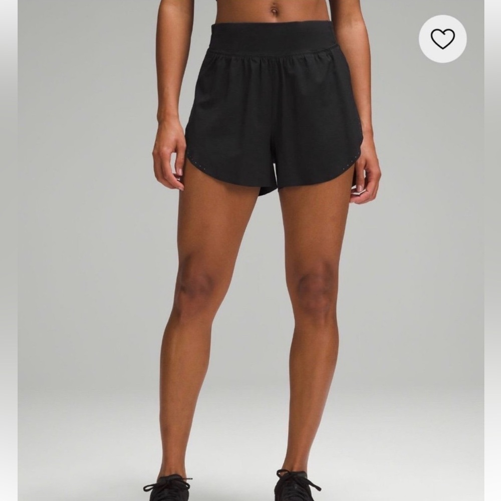Lululemon Shorts Black Size S & XL Fast and Free High-Rise Split Short 3